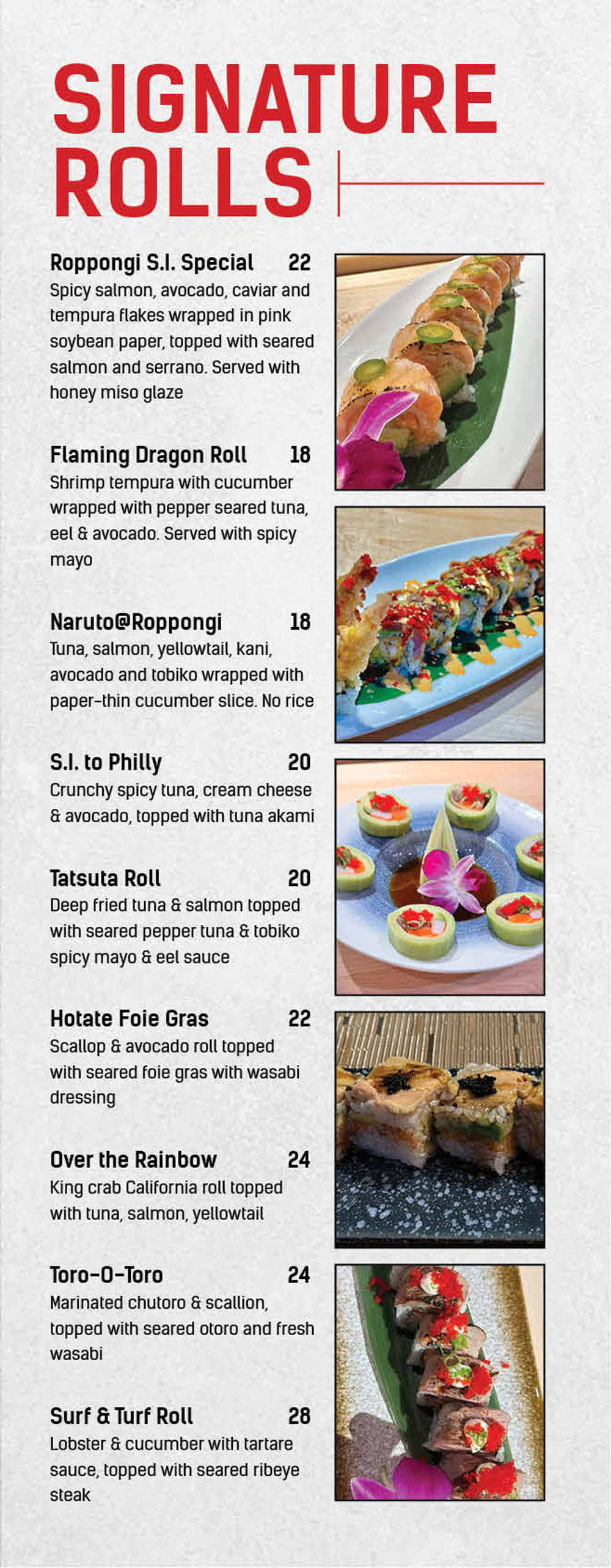 Signature Rolls